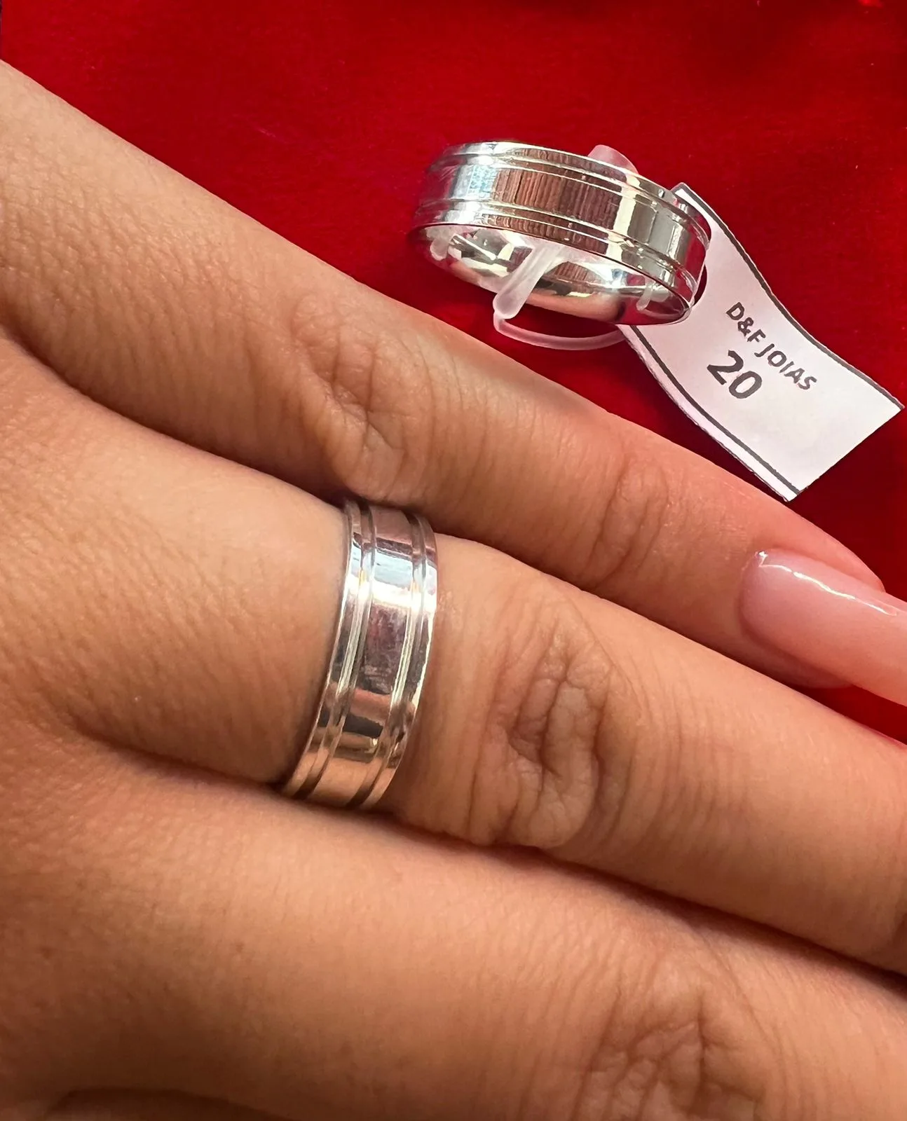 Par alianças - 8mm abaulada